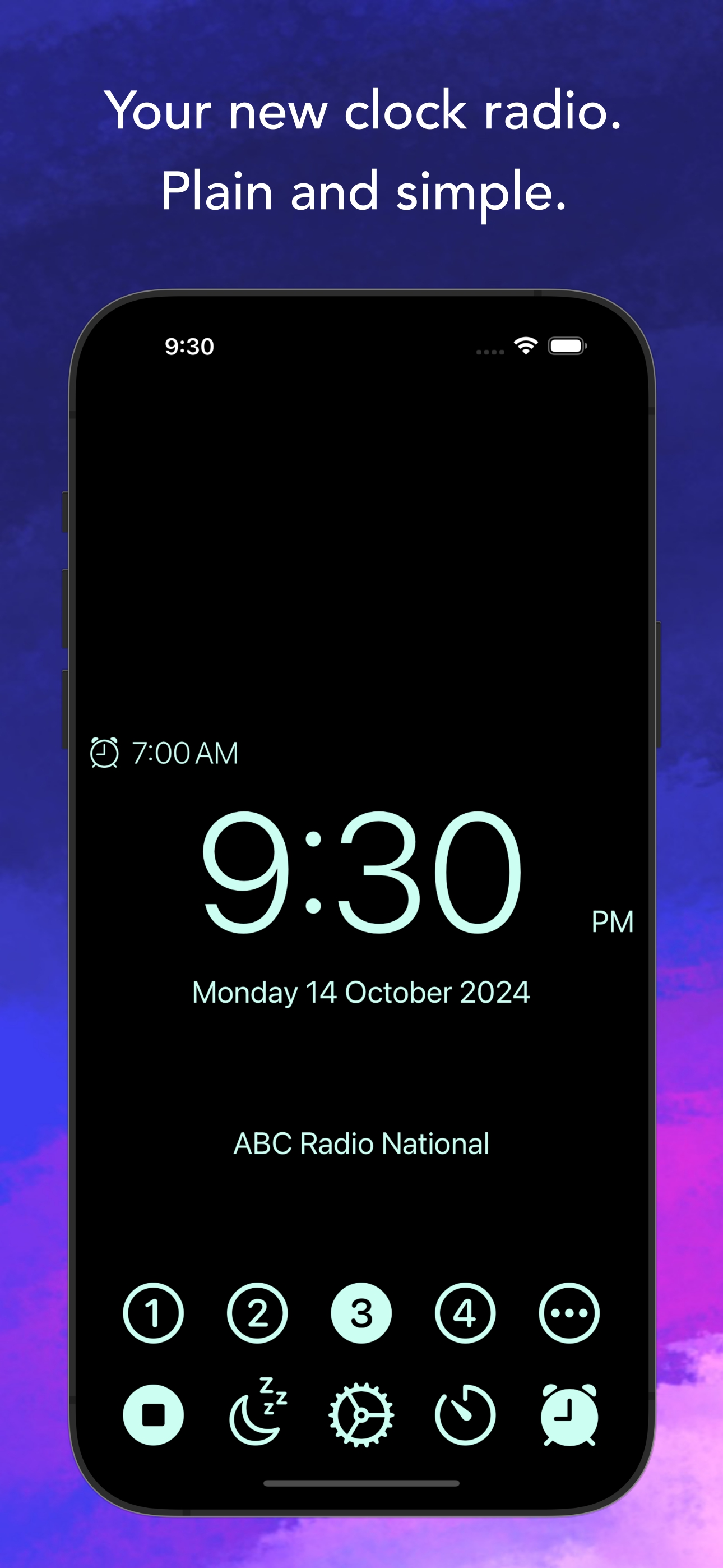 Bedside Radio Screenshot