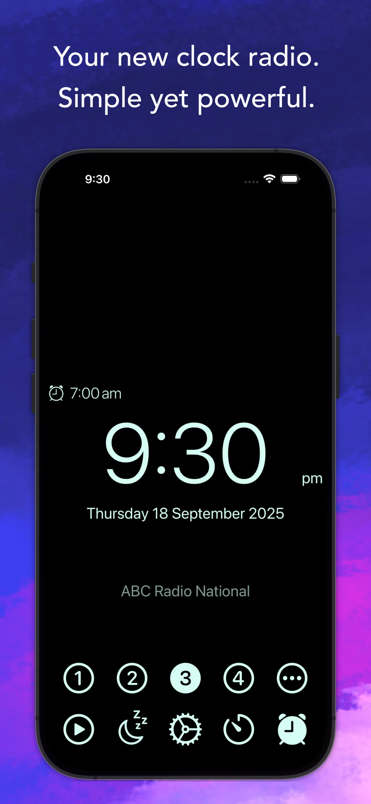 Bedside Radio Screenshot